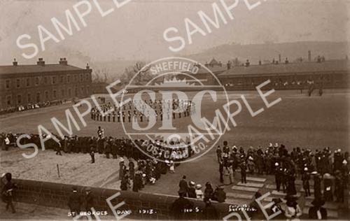 spc00151: St Georges Day, Hillsborough Barracks, Sheffield c.1913