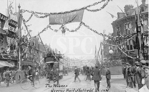 spc00269: The Wicker, Sheffield Royal Visit 12th July 1905