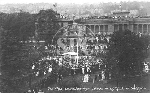 Weston Park, Sheffield K.O.Y.L.I. Presentation 1905